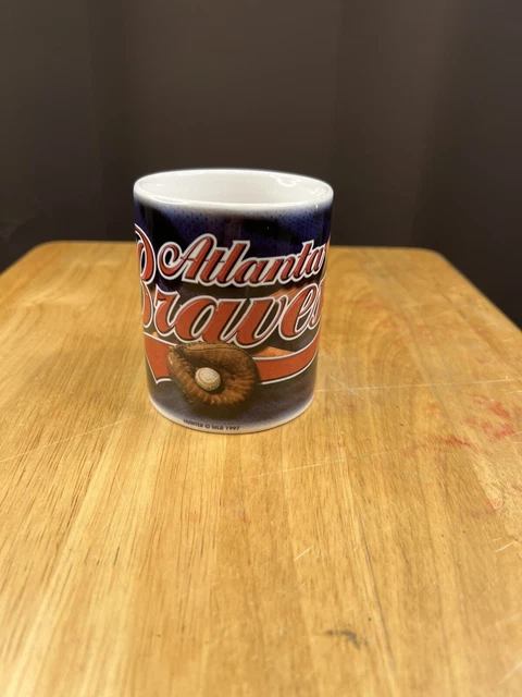 VINTAGE ATLANTA BRAVES Mug 1995 World Champions Hunter MLB Large Official  $37.99 - PicClick