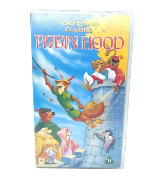 Robin Hood VHS Video Cassette Walt Disney Classics