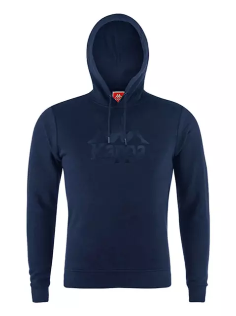 Mens Kappa Navy Esmio Hooded Sweatshirt