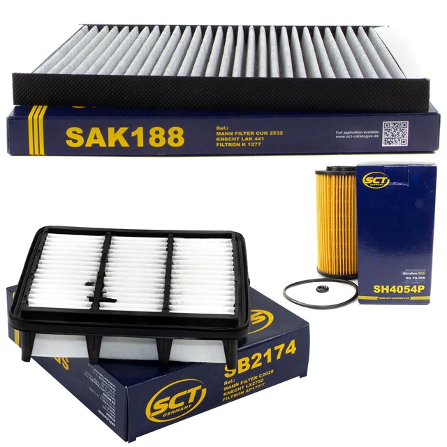 Inspektionspaket Filterset SCT für Hyundai i30 KIA Pro Ceed'D SW 1.6 CRDi FD ED