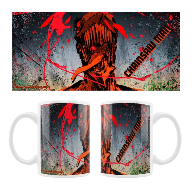 CHAINSAW MAN MAKIMA & Aki Tasse Anime Manga Merch Kaffee Tee Coffee Mug