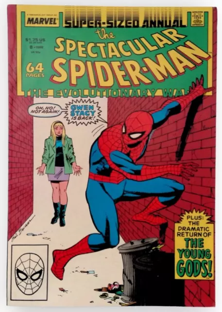 The Spectacular Spider-Man Annual #8 Direct Edition Cover (1979-1994) Marvel