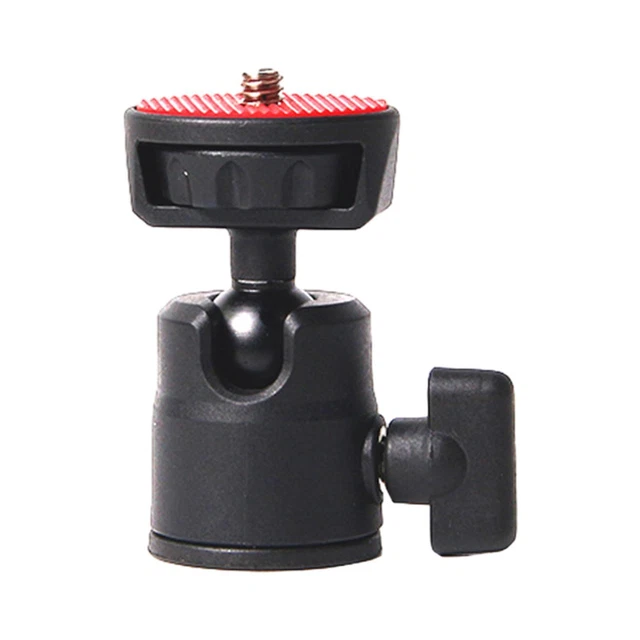 Adattatore per testa a sfera per treppiede, mini testa a sfera con foro per vite