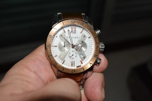 MONTRE CHRONOGRAPH BVLGARI BULGARI sd38s l2161 stainless steel EUR