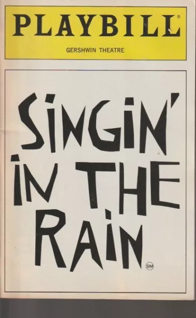 Playbill Singin' In The Rain June 1985 N1 KL2768