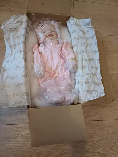 NEW The Ashton-Drake Galleries Baby Doll Megan Rose with Original Box