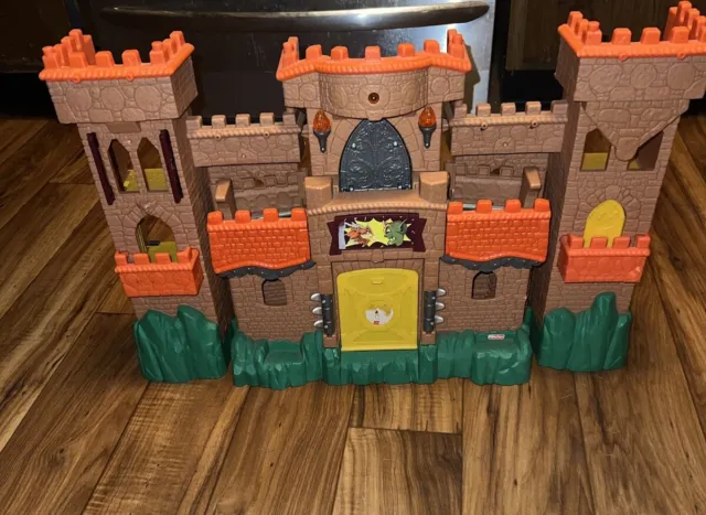 💥Fisher Price Eagle Talon Castle Imaginext Playset w Lights & Sounds!