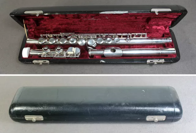 Gust. Reinh. Uebel B&S Flute. Silver Headjoint. Flauta Con Cabeza De Plata