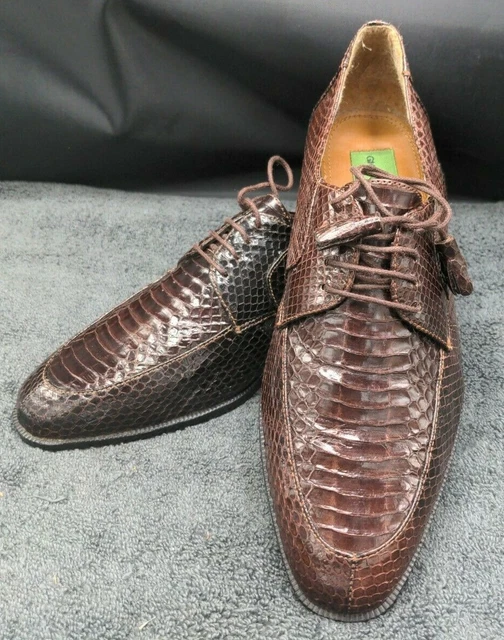 Mens snakeskin deals shoes