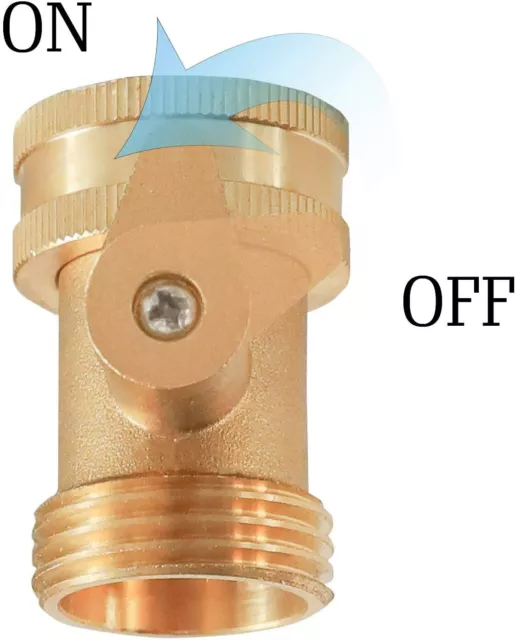 3/4'' Inch Garden Hose Shut Off Valve Water Pipe Faucet Connector Handy