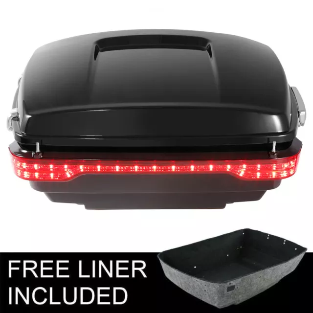 King Trunk Red LED Brake Turn Tail Light Fit For Harley Touring Tour Pak 14-2023