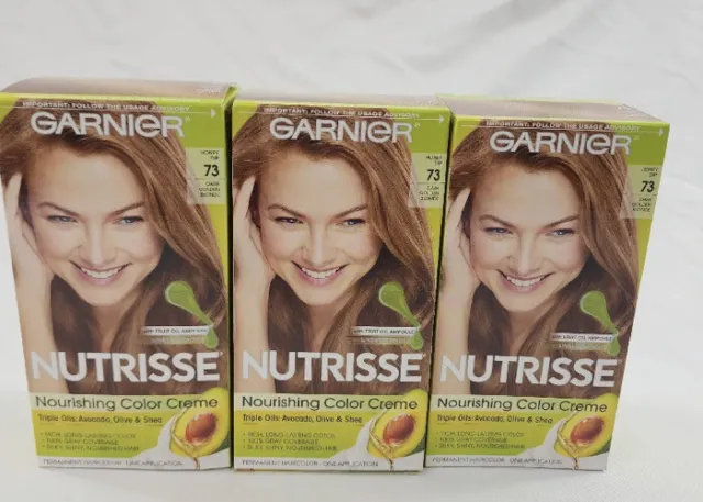 3. "Garnier Nutrisse Nourishing Hair Color Creme, 83 Medium Golden Blonde" - wide 9