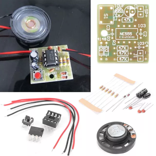 Doorbell Component Suite Electronic Production Door Bell DIY Kit NE555 Chip