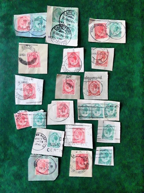 Briefstücke Südafrika, Südwestafrika, Bahnpost, Censor, George V - DSWA, Namibia