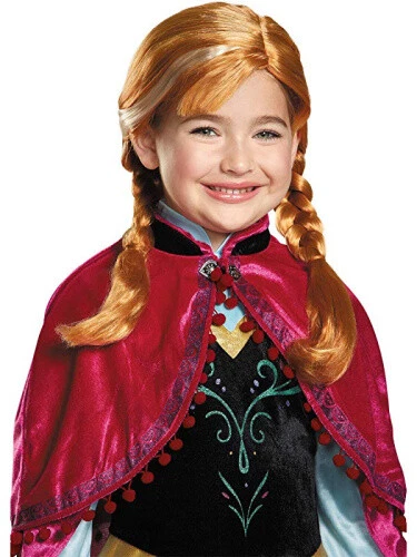 (One Size, One Color) - Frozen Anna's child wig. Disguise. Huge Saving
