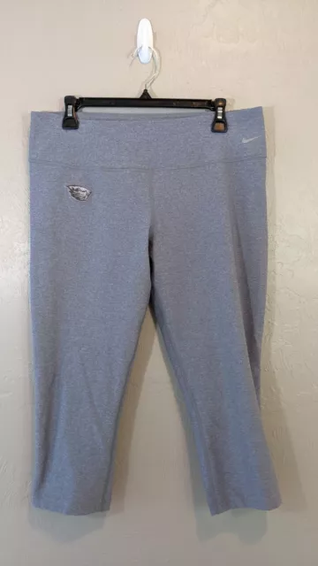 Nike Golf Womens Size XLarge Grey Oregon State OSU Mid Rise Capri Leggings