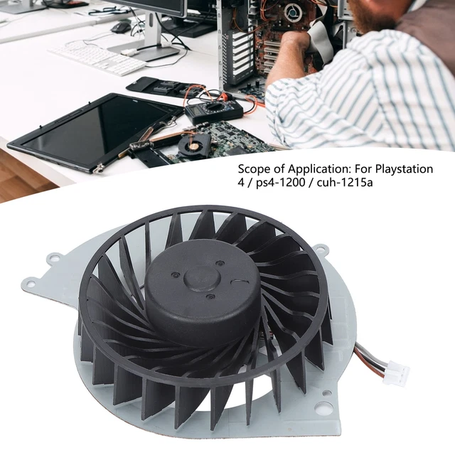 ↑GAME COOLING FAN 3‑Pin Connector Replacement Heat Sink For 4 / £14.80 ...