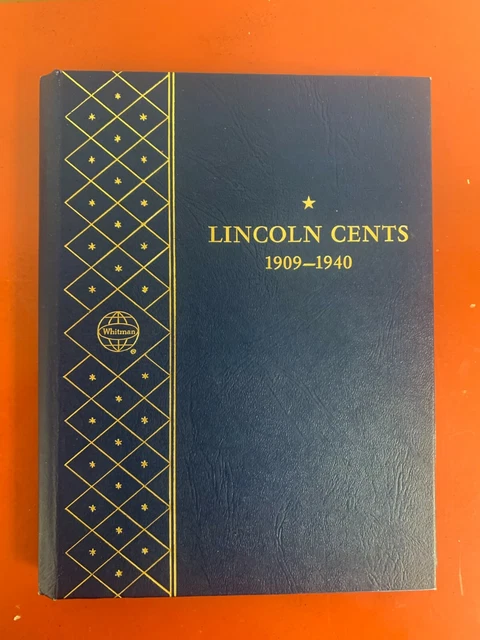 (87) Coins Lincoln Wheat Cent 1909-1940 In Whitman 3 Page Album -