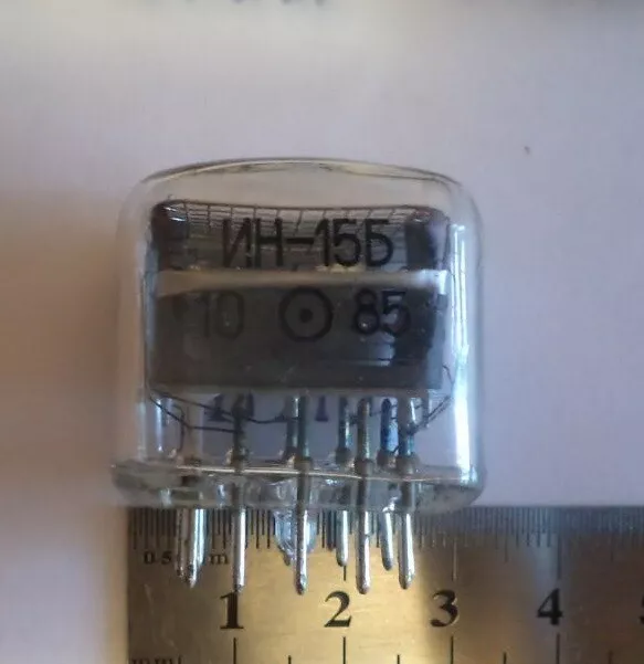 Lot 4 pcs IN-15B Large Nixie Tubes NOS Tested