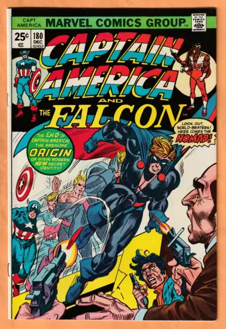 Marvel CAPTAIN AMERICA and the FALCON No. 180 (1974) 1st Nomad! VG/FN