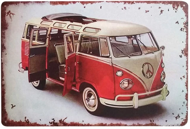 Welly VW Combi T1 Bus Rouge - Miniature 1/24 - Volkswagen 1962 - Neuve
