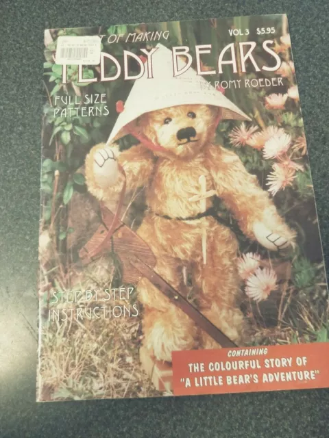 The Art of Making Teddy Bears Vol 3 Complete step by step instructions Patterns