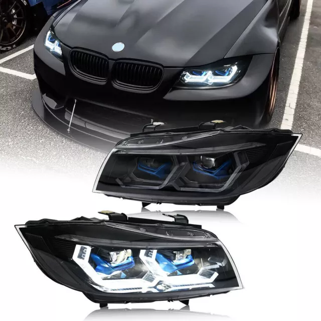 LED Scheinwerfer für BMW 3er E90 E91 Bi Xenon HID Hauptscheinwerfer Upgrade