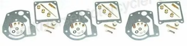 3x Carburetor Carb Repair Rebuild Kit Yamaha XS850 80-81 XS850S Special 18-5112V