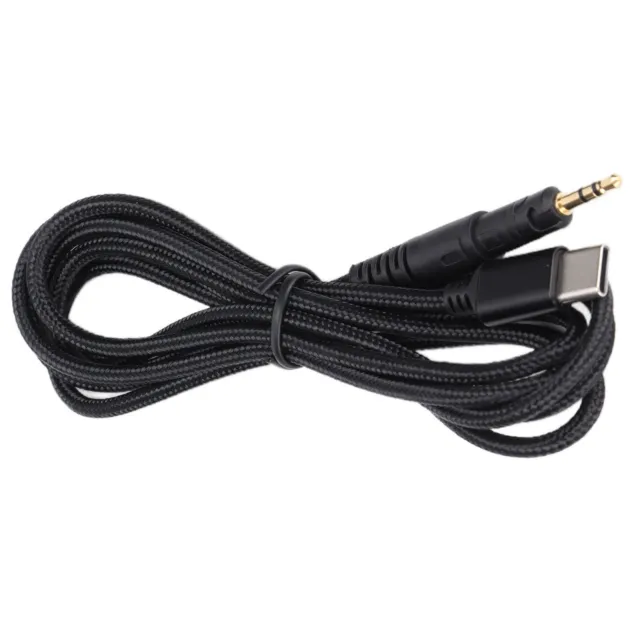 Type-C To 2.5mm Plug Headset Audio Cord For ATH‑M40x ATH‑M50x Headphone Cable