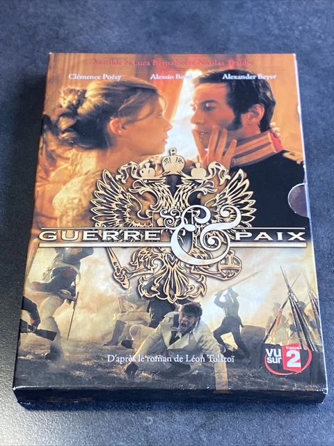 Guerre Et Paix Integrale De La Serie Double Dvd Clemence Poesy Alessio Boni F2