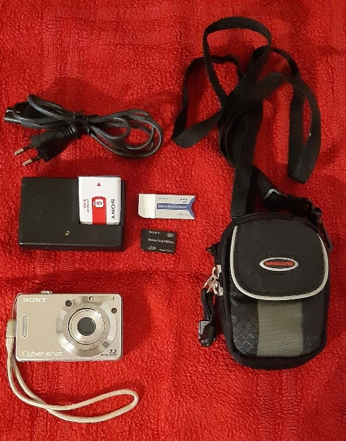 Sony Cyber-Shot Dsc-W55 + Sacoche + Chargeur + Accessoires
