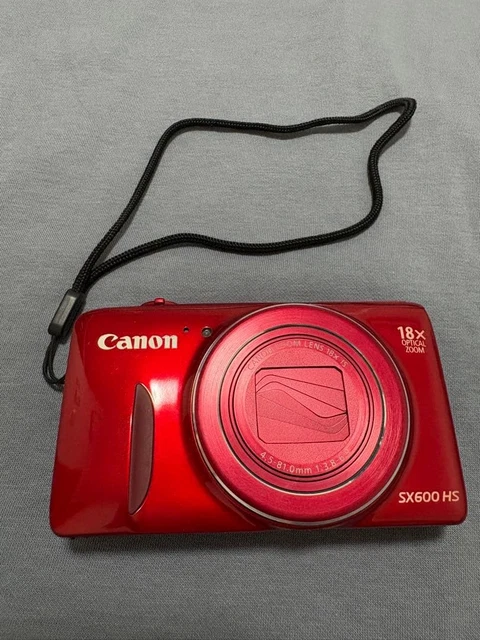 CanonPower Shot SX600 HS 16mp 18x 充電器、SD CANON POWERSHOT SX600 hs red 16mp 18x zoom camera charger very
