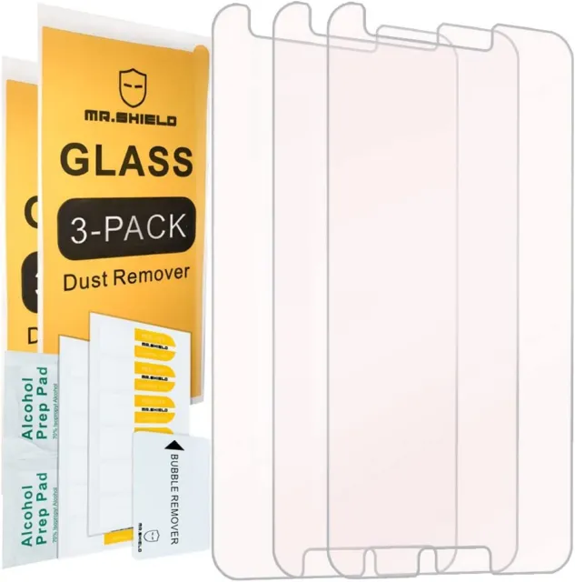 [3-PACK] Designed For Alcatel ZIP [Tempered Glass] Screen Protector [0.3mm Ultra