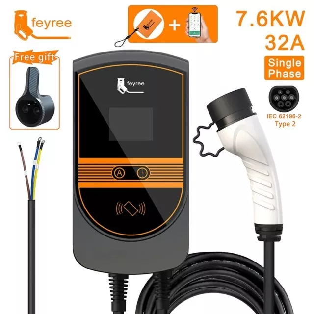 EV Chargeur 5M -3.5KW-16A-IEC 62196-2 Type 2-Câble de Charge
