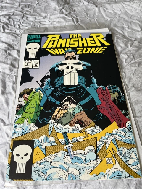 Punisher War Zone #3 signed Jon Bernthal Chuck Dixon John Romita Jr 1st print