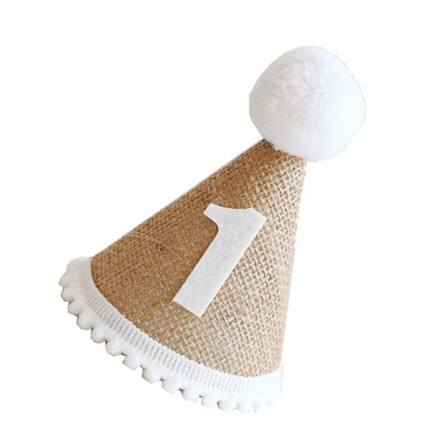 1 pieza diadema sombrero de cumpleaños de 1 año de edad primer cumpleaños
