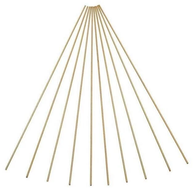 "Barre saldatrici in ottone efficienti e affidabili 16 mm x 250 mm confezione 10 pezzi"