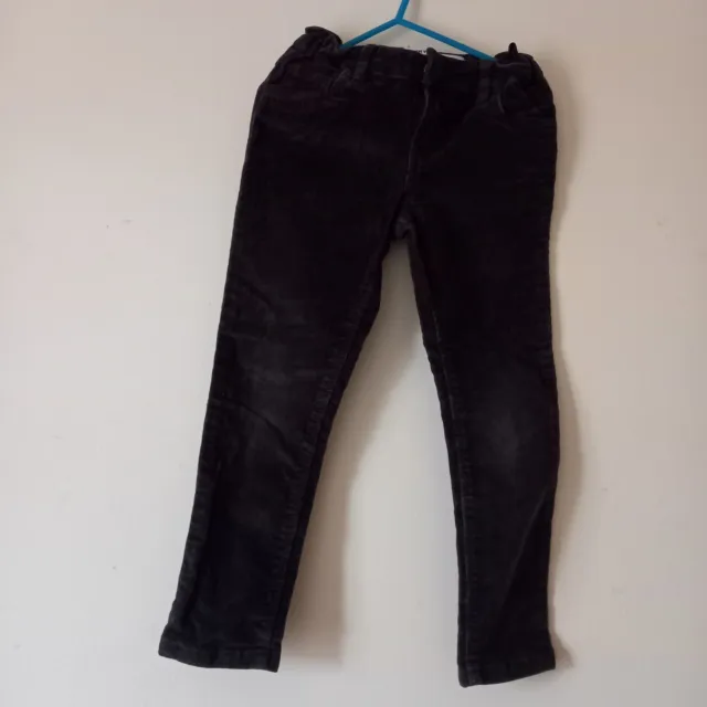 Jeans skinny denim grigio scuro taglia 5-6 anni