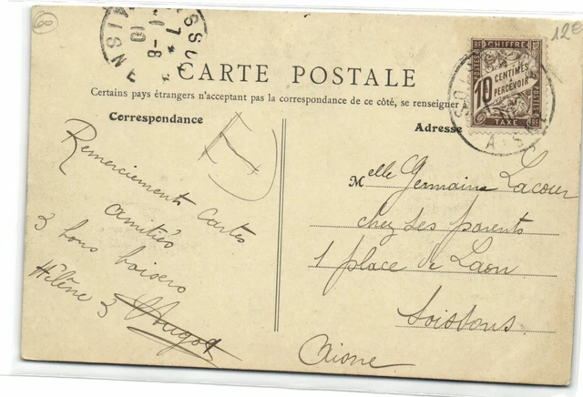 1 CPA 60 Oise Crepy En Valois Rue Nationale pcfravainc1063