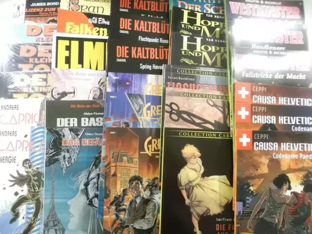 30 Stück Comic Album Sammlung Softcover Carlsen Comicplus Ehapa NEU