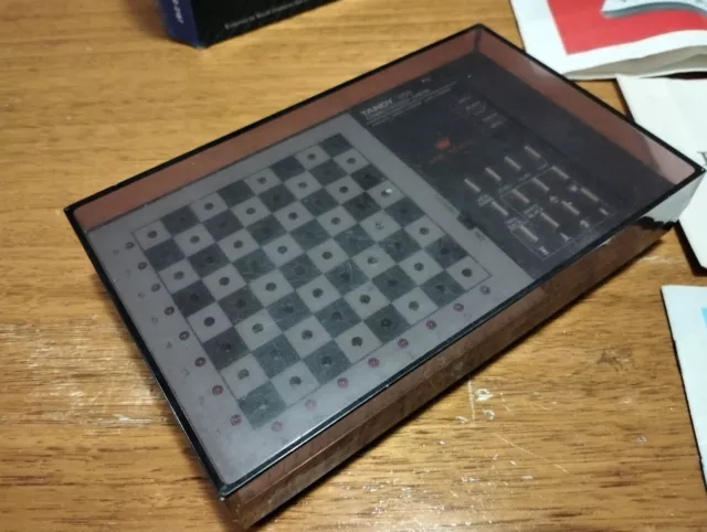 Tandy 1650 Computerized Portable Sensory Chess Testing Working Made In Hong Kong 3