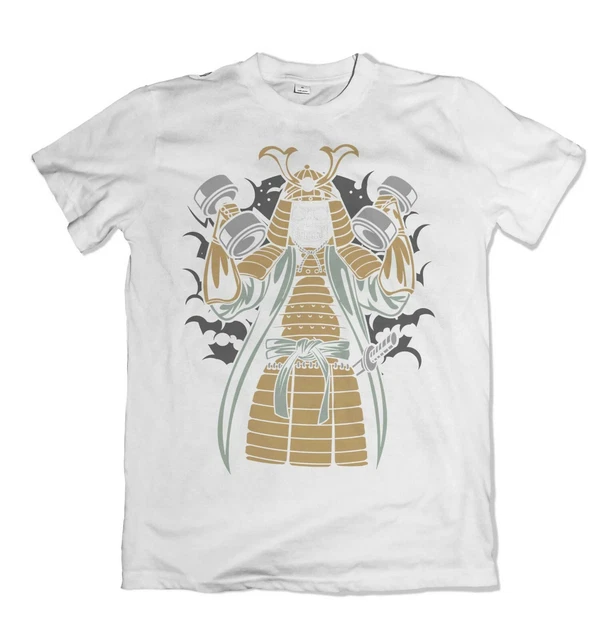 T-shirt uomo Samurai Gym Top Martial Art Bushido Warrior Shogun giapponese S-3XL 6