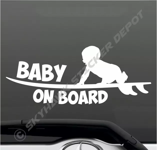 BABY PIKACHU POKEMON Baby on Board Funny Car Bumper Vinyl Sticker