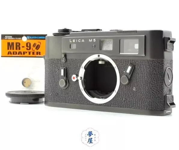 Meter OK [N MINT w MR-9] LEICA M5 LATE Black Rangefinder 35mm Film Camera JAPAN