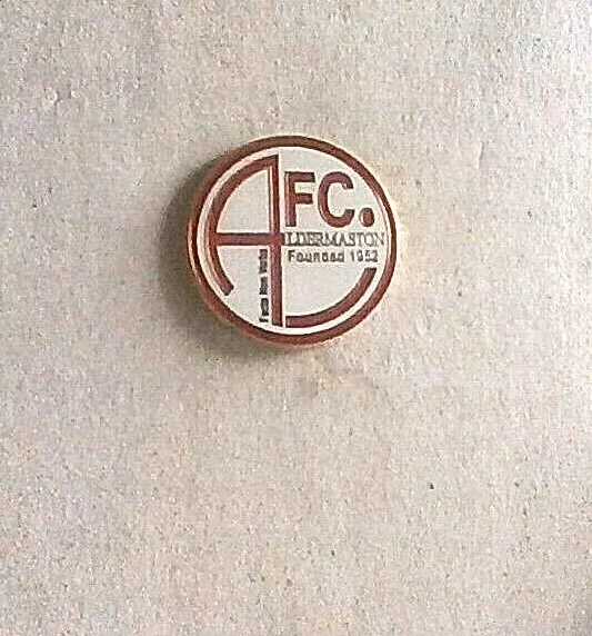 Non League Enamel Football Badge, ALDERMASTON AFC.