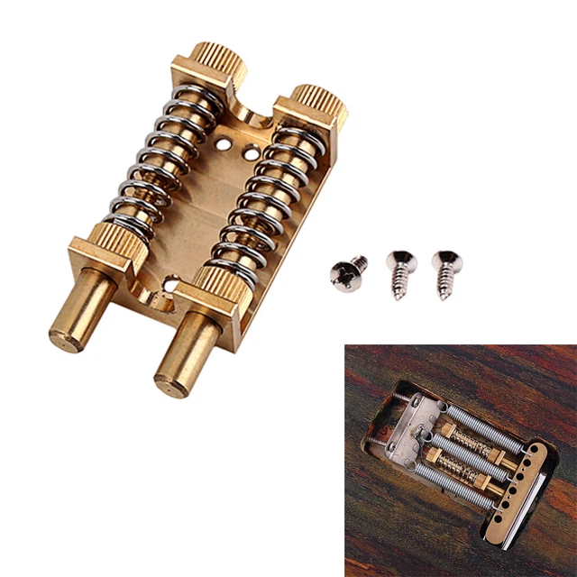 Brass Guitar Tremsetter Bridge Tremolo Stabilizer Set for ST TL Wilkinson Kahler