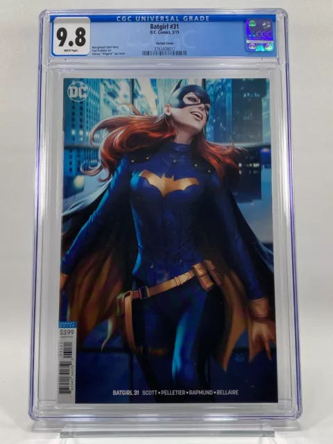 Batgirl #31 (Mar 2019, Dc Comics) Cgc 9.8 Artgerm Variant Cover (017)