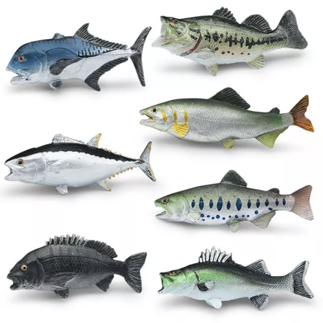 Plastic Sea Animal Figure Model Ocean Sea Marine Animal Fish Model Bath Toy