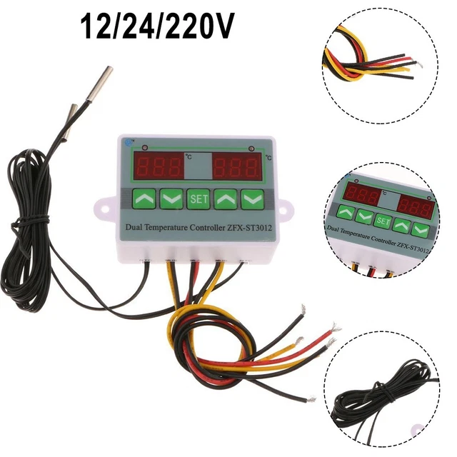 Micro-ordinateur thermostat chauffage contrôle refroidissement double commande
