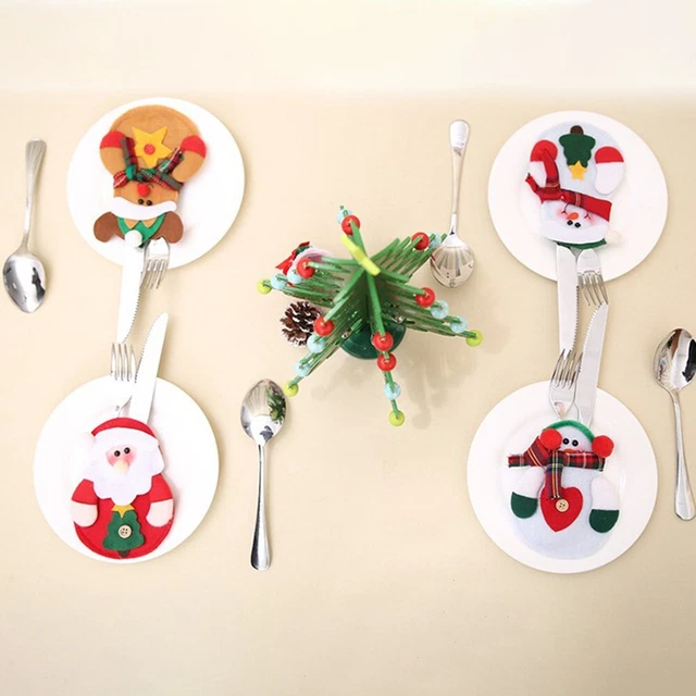 Besteck Weihnachts-Sets Vliesstoff Wiederverwendbar 14 X 10cm Geschenkideen